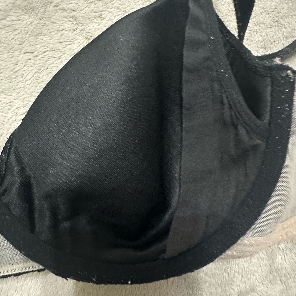 Lace Underwire maternity Bra - Black - Picture 7 of 14